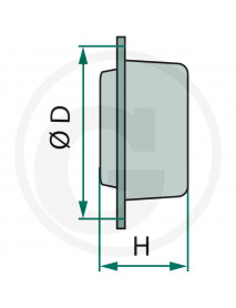 A.D.R Krytka ø 100 mm